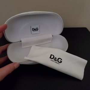 Dolce & Gabbana White Sunglasses Case